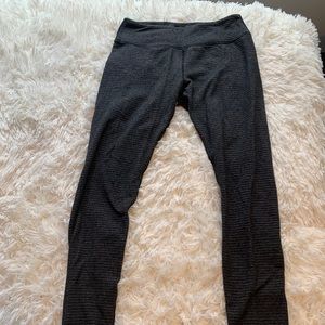 Black and gray leggings